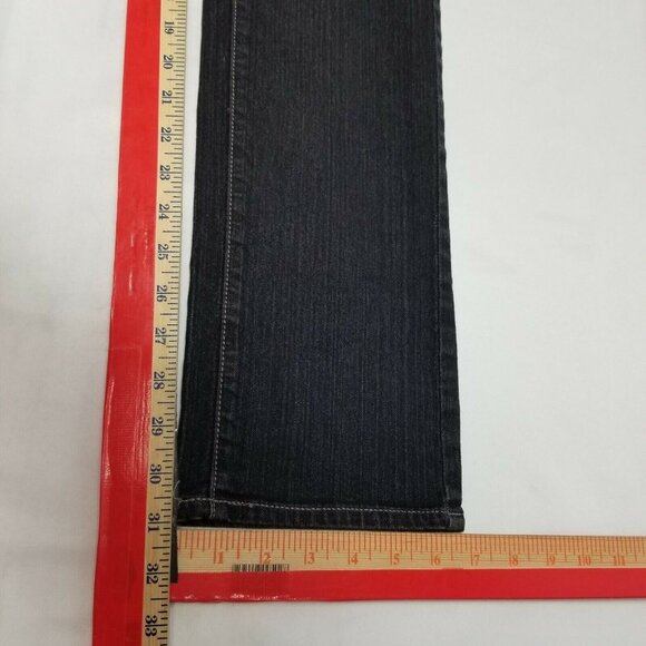 Calvin Klein Jeans women Ankle Skinny Jeans Slim Fit Zipper Fly Black 27/4 - Picture 7 of 9